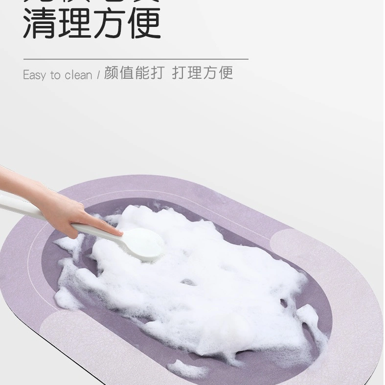 Custom Size Printing Absord Bathroom Machine Washable Floor Rug Water in a Second Kitchen Indoor Use Soft Floor Mat