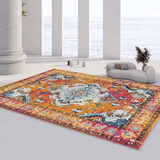 Heat Transfer Printed Rugs Persian Carpet Area Rug for Living Room Modern High Quality Durable Easy Maintain Polyester Custom/Floor Carpet/Door Mat/Carpet